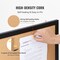 Brown Cork & Corrugated Paper Double-Sided Bulletin Board with MDF Frame